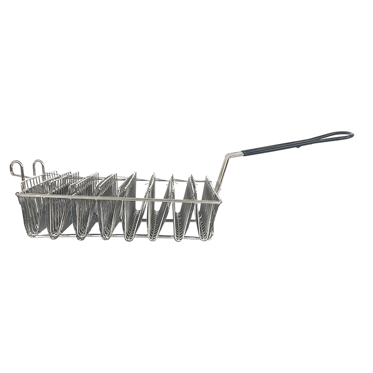 Home Use Wire Strainer Non-stick Taco Shell Fry Basket for Deep Fat Fryer