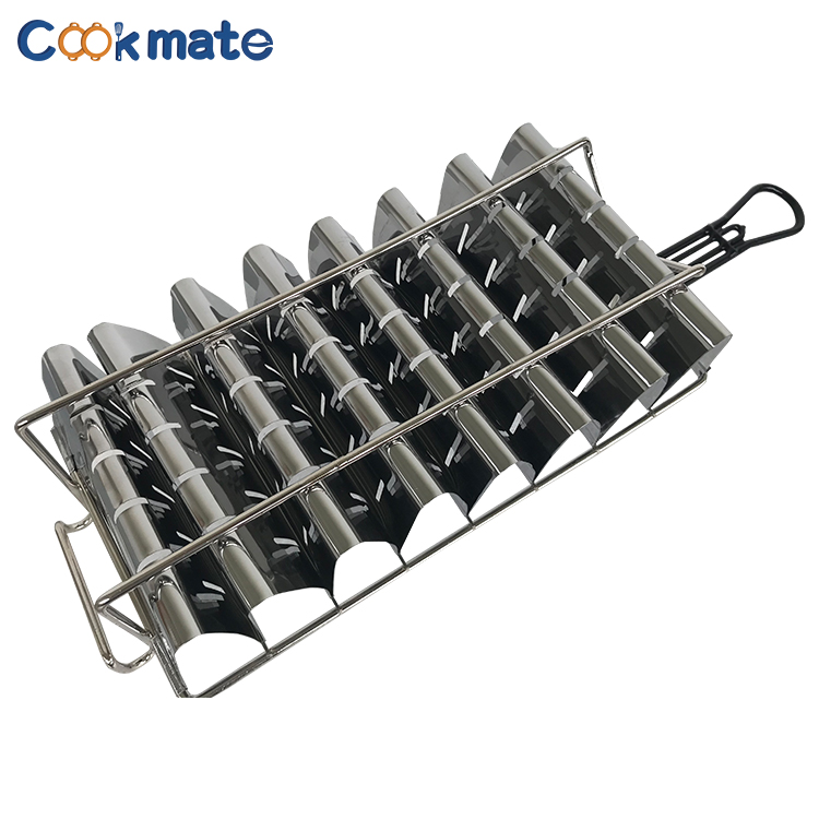 Commercial Heavy-Duty Taco Fry French Fries Holds 8 Shells Basket With Grip Handle