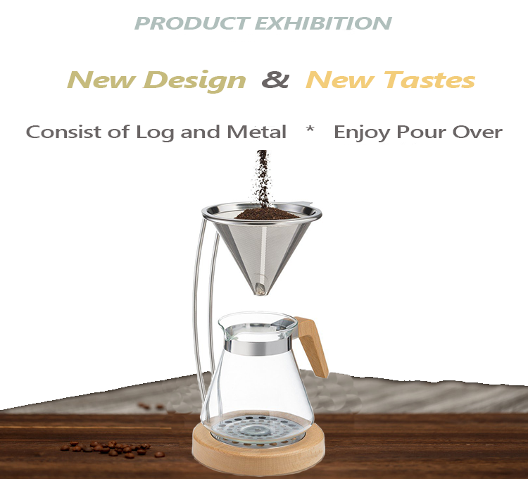 Stainless Steel Filter Stand Coffee Dripper Rack Drip Holder for Coffee