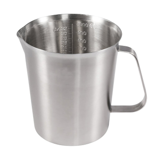 FDA Quality 2L Large Custom Strong Stainless Exquisite Workmanship Steel Milk Frothing Jug Measuring Cup