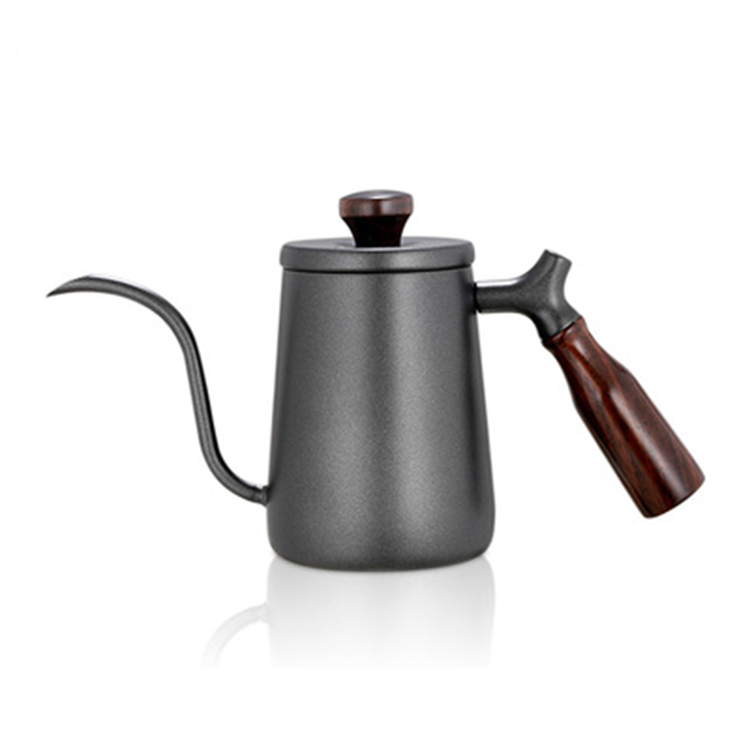Amazon Hot Sell Stainless Steel Gooseneck Pour Over Pot Coffee Drip Kettle With Handle