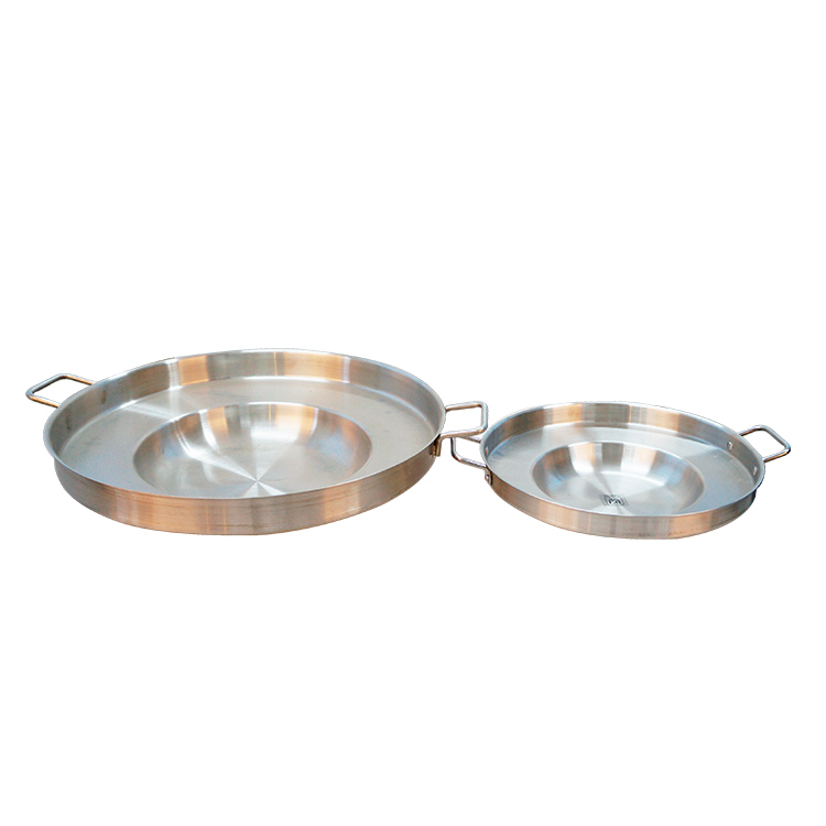 23" Round Stainless Steel Concave Comals Griddle Taco Grill Fry Pan Wok Cook