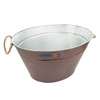 Hot Selling Cheap Galvanized Steel Tub House Outdoor Party Ice Bucket Set With Easy Holder