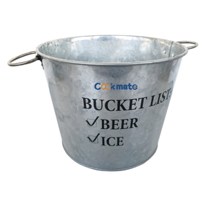 Stainless Steel Oval Party Beverage Tub Holds Soda Beer Wine And Champagne Ice Bucket