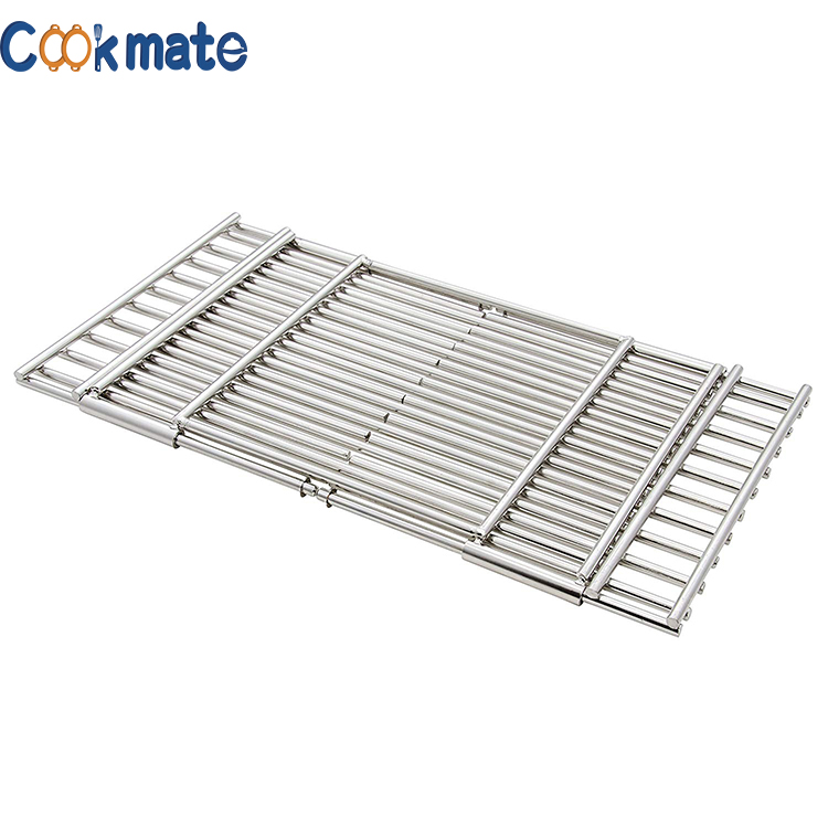 Stainless Steel Outdoor Travel Adjustable Camping BBQ Cooking BBQ Grill Picnic Grill Wire Mesh