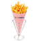Cookmate high quality metal food grade silver no sauce holder stainless steel frenchfries single cone