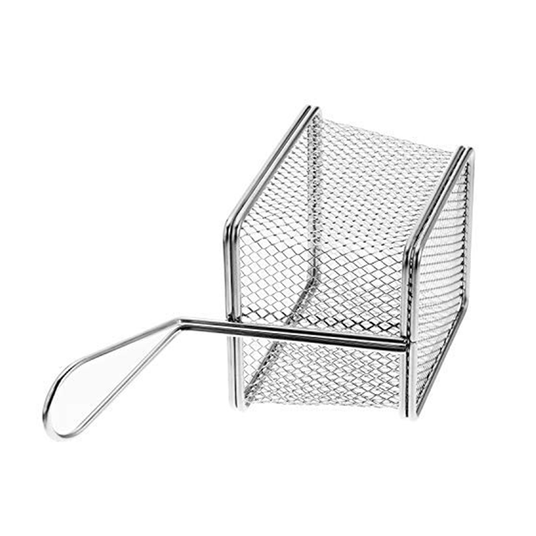 COOKMATE Kitchen Restaurant Cooking Tools Stainless steel Mini Mesh basket Serving Mini Table Fry Basket