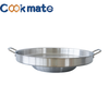 Large 3 in 1 Mexican Style Concave Comals Stainless Steel Fry Pan 22" Set With Propane Burner Stove