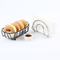 Cookmate high quality black powder coating oval elegant shape braid lace frenchfries bread loaf basket baking dishes & pans