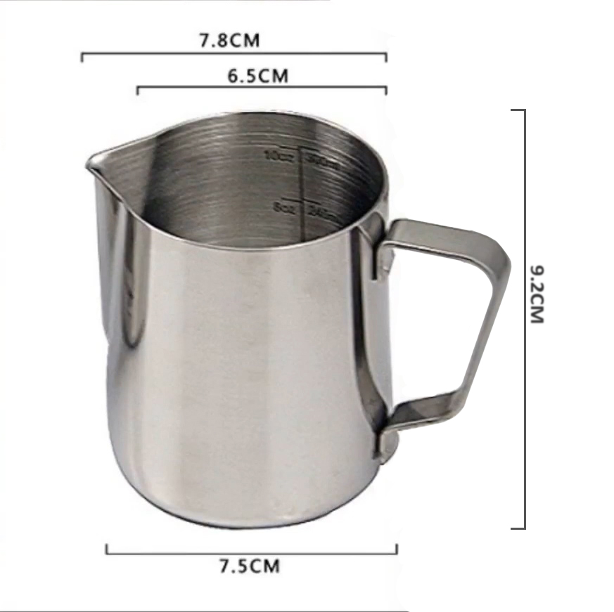 20 Oz DIY Lattes Cappuccino Coffee Tools Water Kettle Barista Decor Ceram Milk Jug Froth Pitcher 600ml
