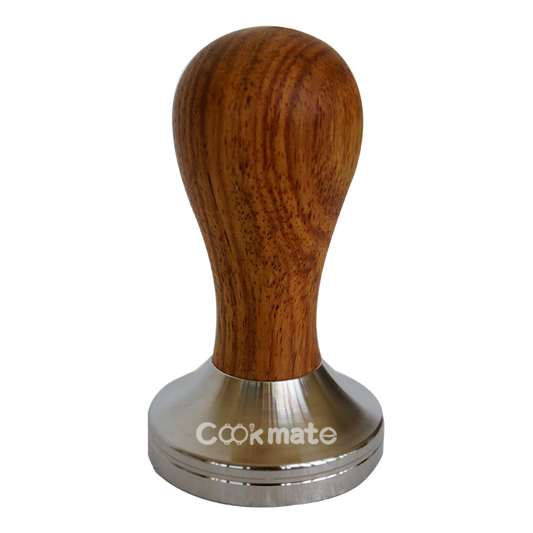 Factory Price Espresso Hammer Calibrated Coffee Tamper With Wood Handle