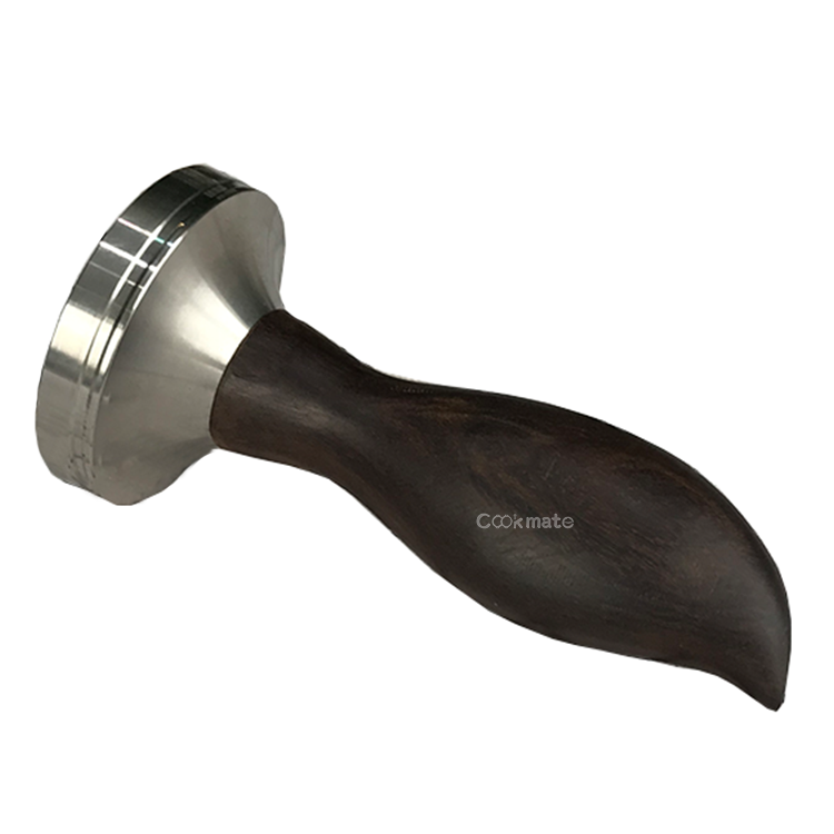 New Style Calibrated Coffee Tampers With Spring Loaded Espresso Tamper Brown Plate Press