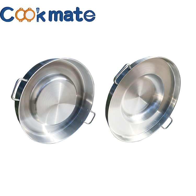 Heavy Duty 5" Deep Regular Stainless Steel Non Stick Convex Comals