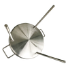 COOKMATE Contemporary Stainless Steel Cookware Omelette Outdoor BBQ Fry Pan