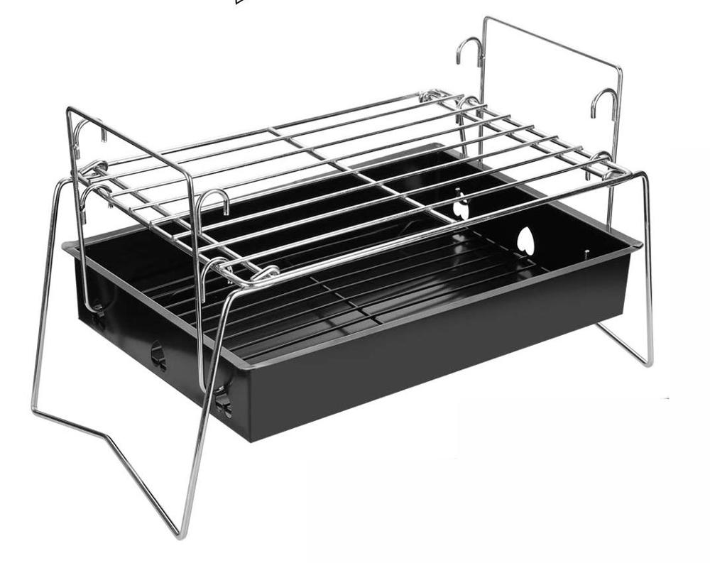 BBQ Accessories Stainless Steel Portable Charcoal BBQ Wire Grill Rack