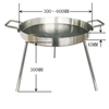The Perfect/ Original / Healthy /durable 304 Stainless Stell Natural Flat Round Grill Campfire Cooking Grate Fire Pit Ring BBQ
