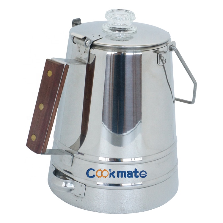 Coffee Percolator Maker Stainless Steel Percolator Camping Coffee Pot 