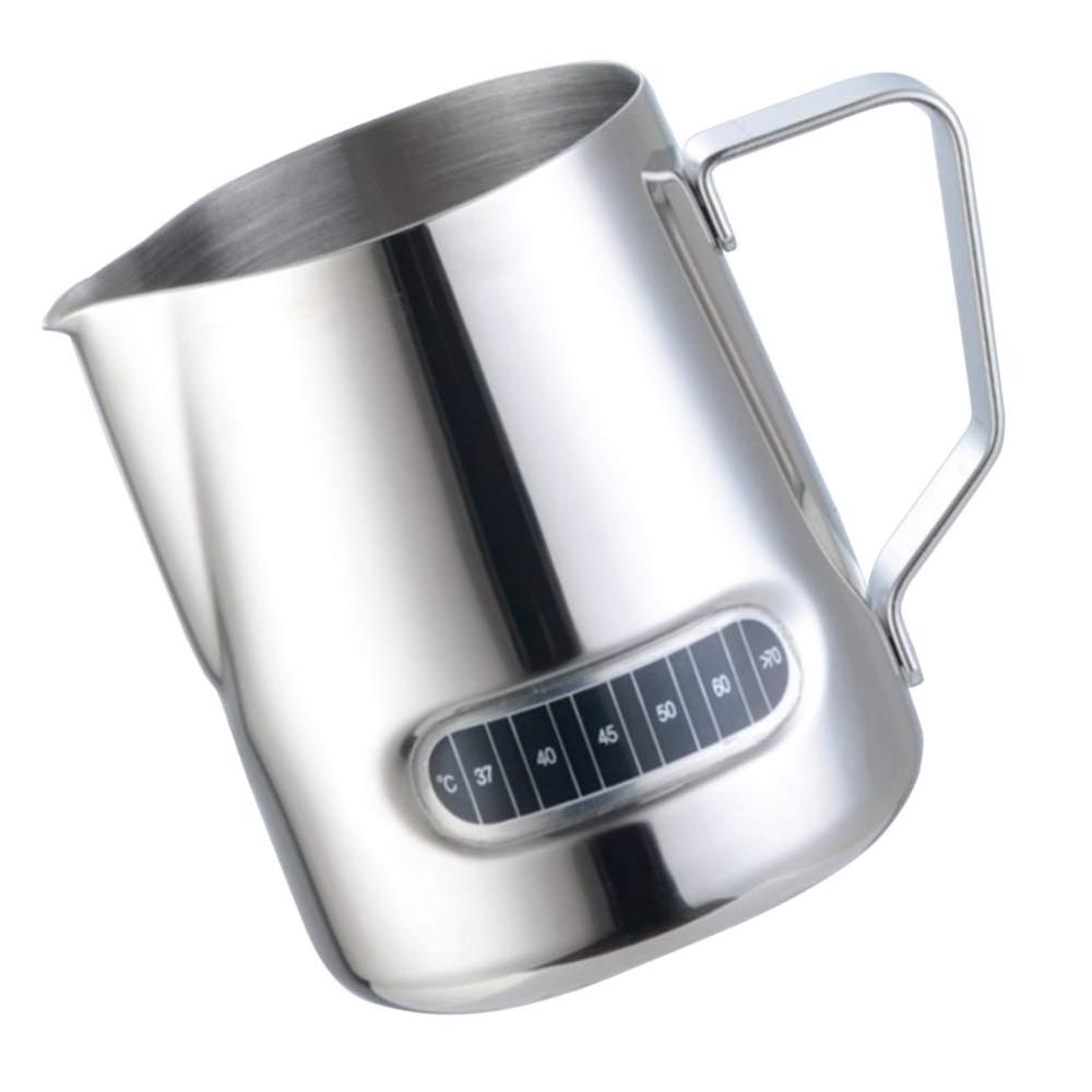 Stainless Steel Coffee Tools Cups Espresso Pitcher Latte Art Milk Frothing Cup with Temperature