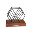 Cookmate Coffee Tool With Wooden Base Flat White Filter Paper Stand Strainer Storage