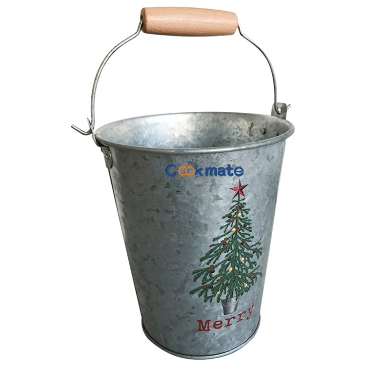 Keep Your Drinks Cool Bar Tool Large Capacity Beer Wine Champagne Silver Galvanized Metal Ice Bucket