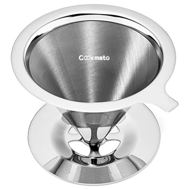 Cookmate Top Selling Food Grade Washable Coffee Strainer Stainless Steel Filter Hot Sale Percolator