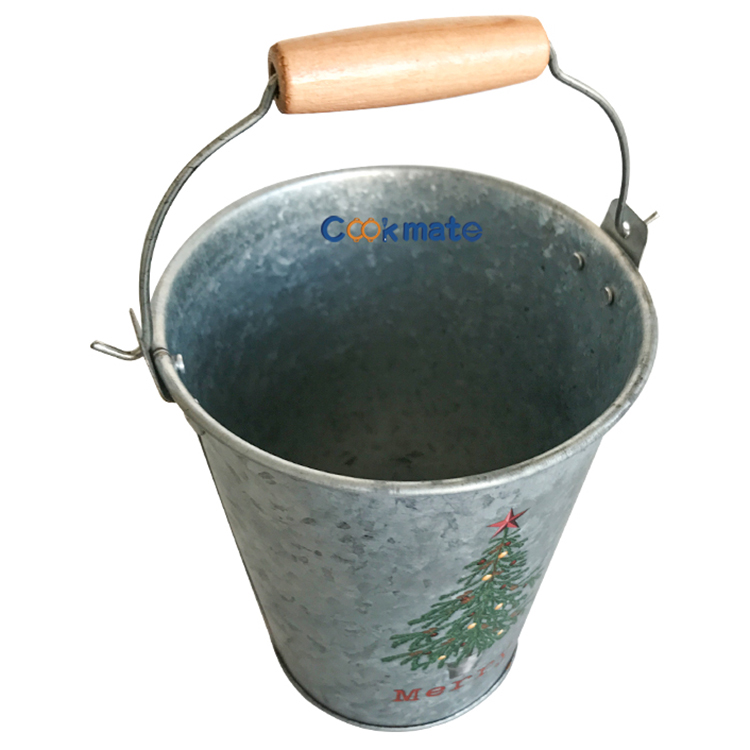 Keep Your Drinks Cool Bar Tool Large Capacity Beer Wine Champagne Silver Galvanized Metal Ice Bucket