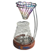 Hot Selling Coffee Infuser Stand V60 Filter Cup Holder Coffee Dripper Rack With Wood Base
