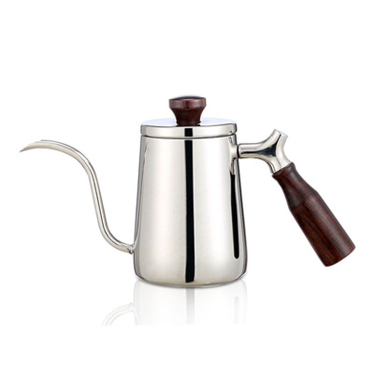 Amazon Hot Sell Stainless Steel Gooseneck Pour Over Pot Coffee Drip Kettle With Handle