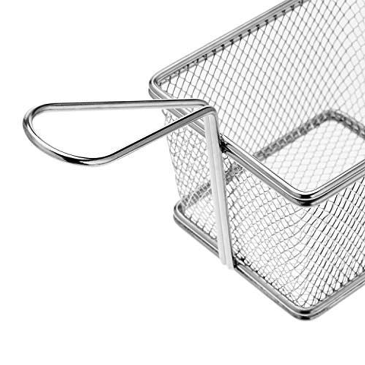 COOKMATE Kitchen Restaurant Cooking Tools Stainless steel Mini Mesh basket Serving Mini Table Fry Basket