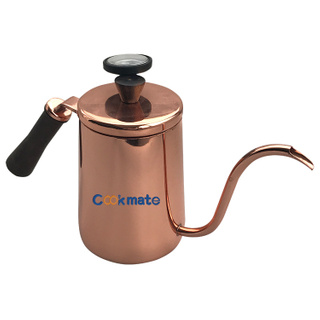 Wholesale Modern Simple Design Stainless Steel Coffee Pots Coffee Kettle WithThermometer