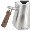 Coffee Shop Accessories Gooseneck Metal Arabic Pour Over Kettle Top With Built-In Thermometer