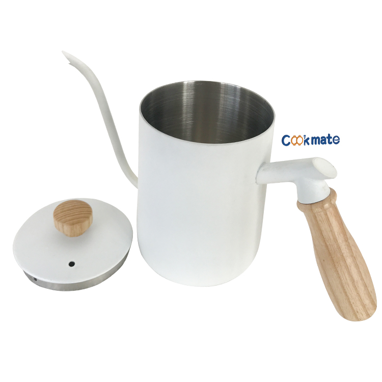Stainless Steel Anti Slip Handle Premium Gooseneck Pot Coffee Kettle
