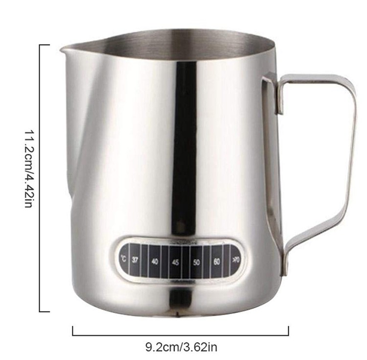 New 600ml Coffee Latte Cappuccino Milk Frothing Pitcher Stainless Steel