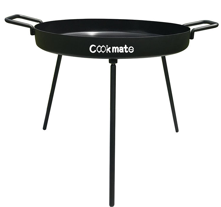 Cookmate Portable Stand-Up Easy Installation Beach Grill Campfire Campfiregrill Cooking Outdoors Pan