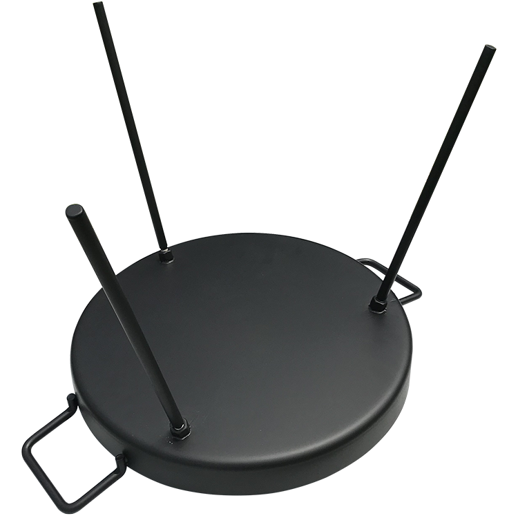 COOKMATE Enamel Glazing Kitchenware And Cookware Set Adjustable Campfire Flat Pan