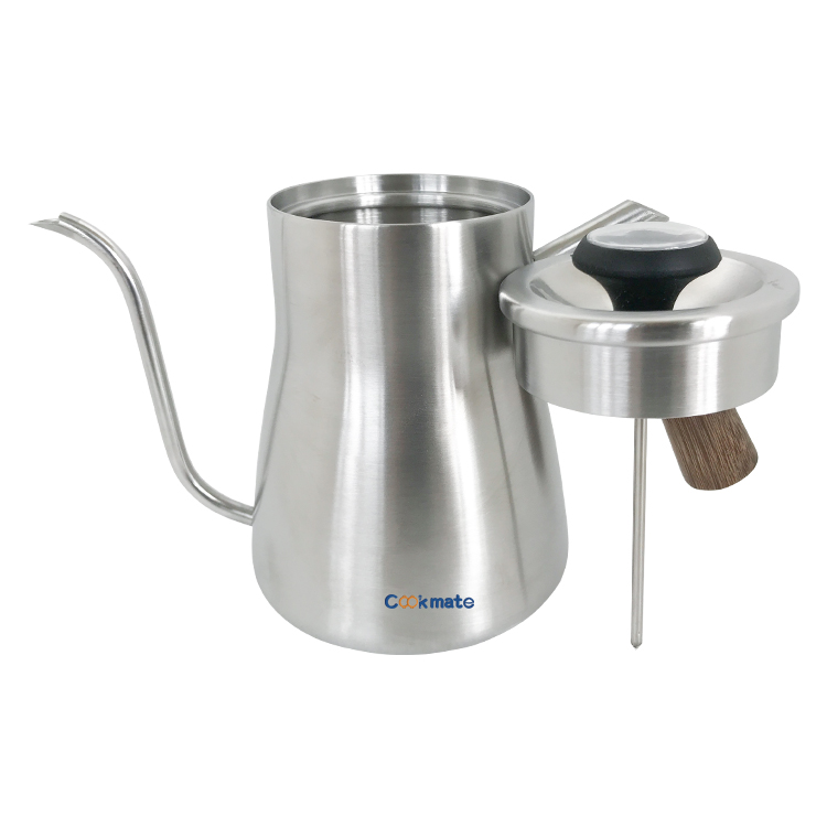 2020 Professional Pour Over Coffee Kettle For Induction And All Stovetops Gooseneck Kettle True Brew Thermometer Speedy Fill Lid