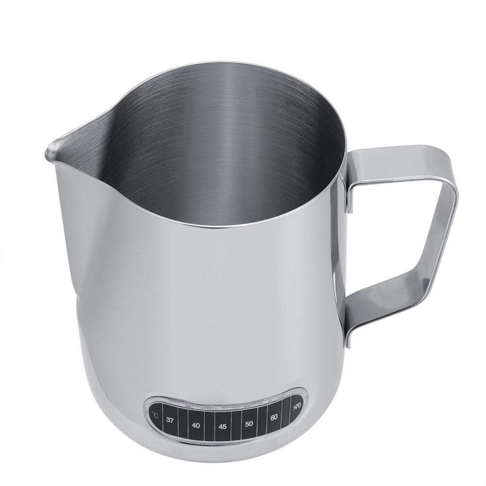 Durable Espresso Steaming Milk Pitcher Stainless Steel Latte Art Measurement Jug With Handle